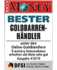 focus money test bester goldhaendler 2019 goldsilbershop solit gruppe bester goldbarrenhaendler 81x100
